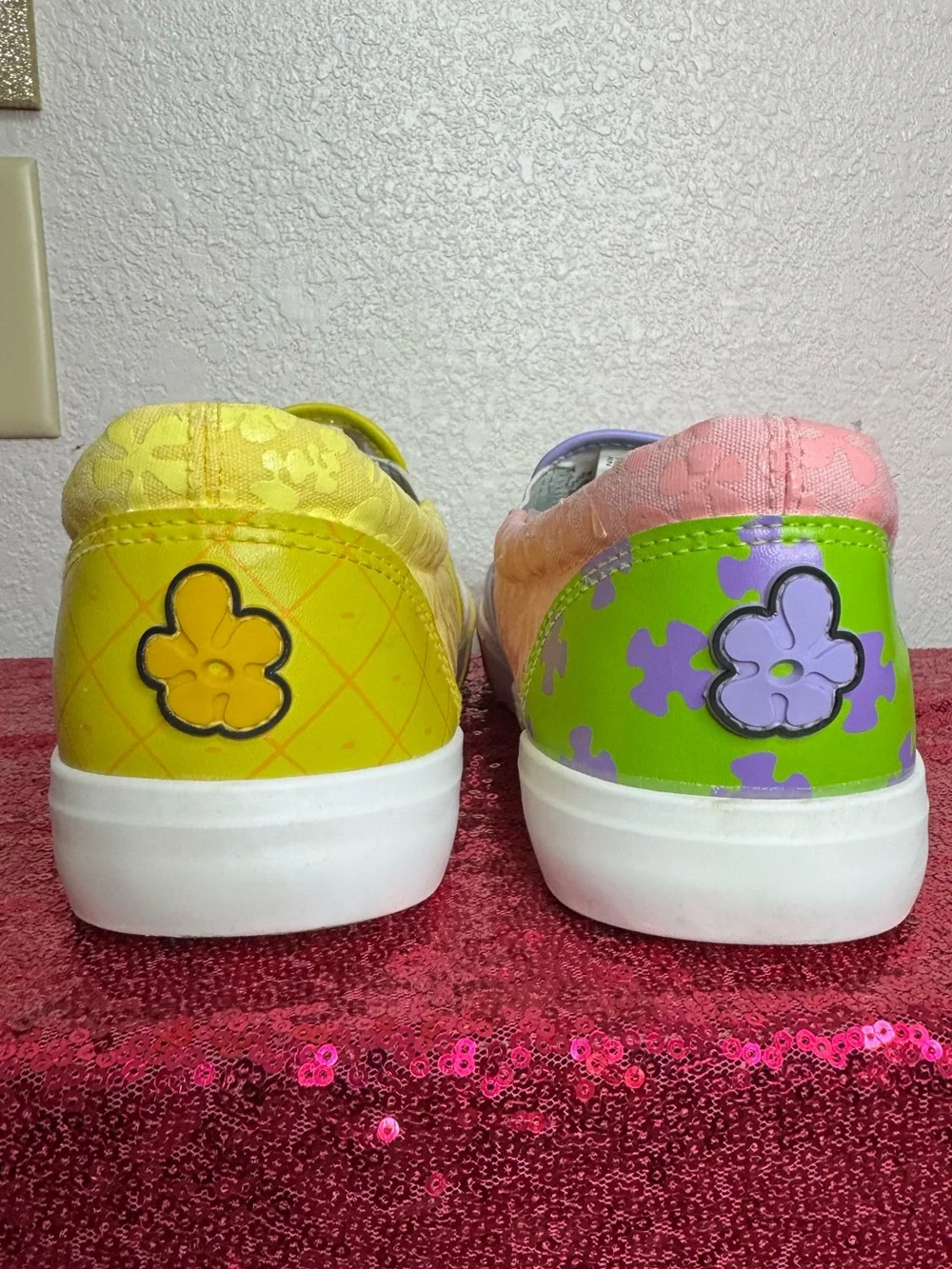 GROUND UP 🧽 Slip-On SPONGE BOB, PATRICK Low Top Sneakers (Women’s 11)